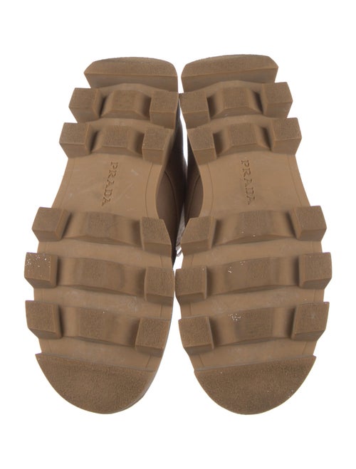 Prada Canvas Combat Boots