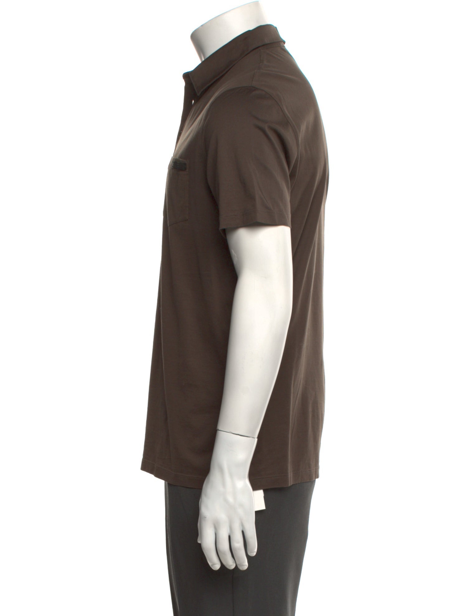 Prada 2018 V-Neck Polo Shirt