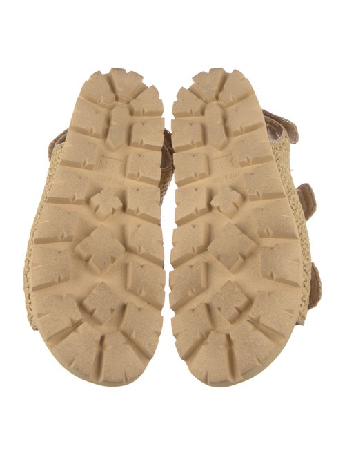Prada Straw Slingback Sandals