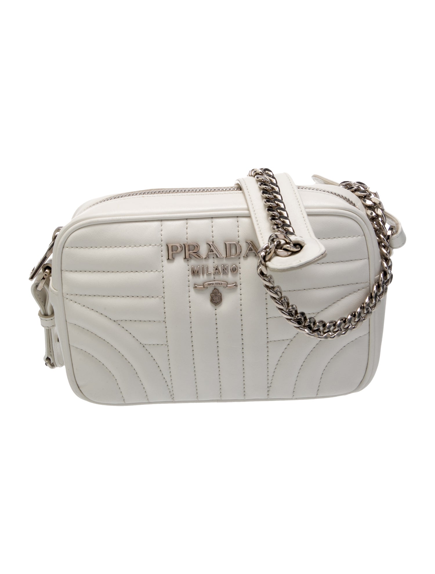 Prada Soft Calf Leather Diagramme Camera