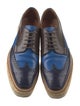 Prada Leather Lasercut Accents Loafers