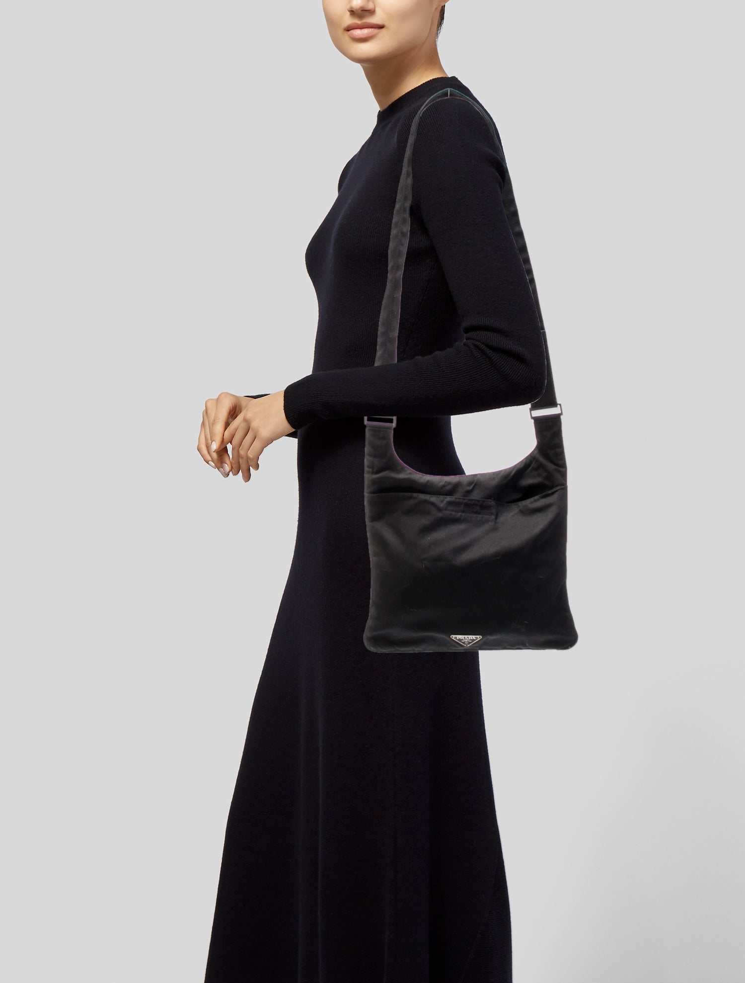 Prada Tessuto Nylon Shoulder Bag