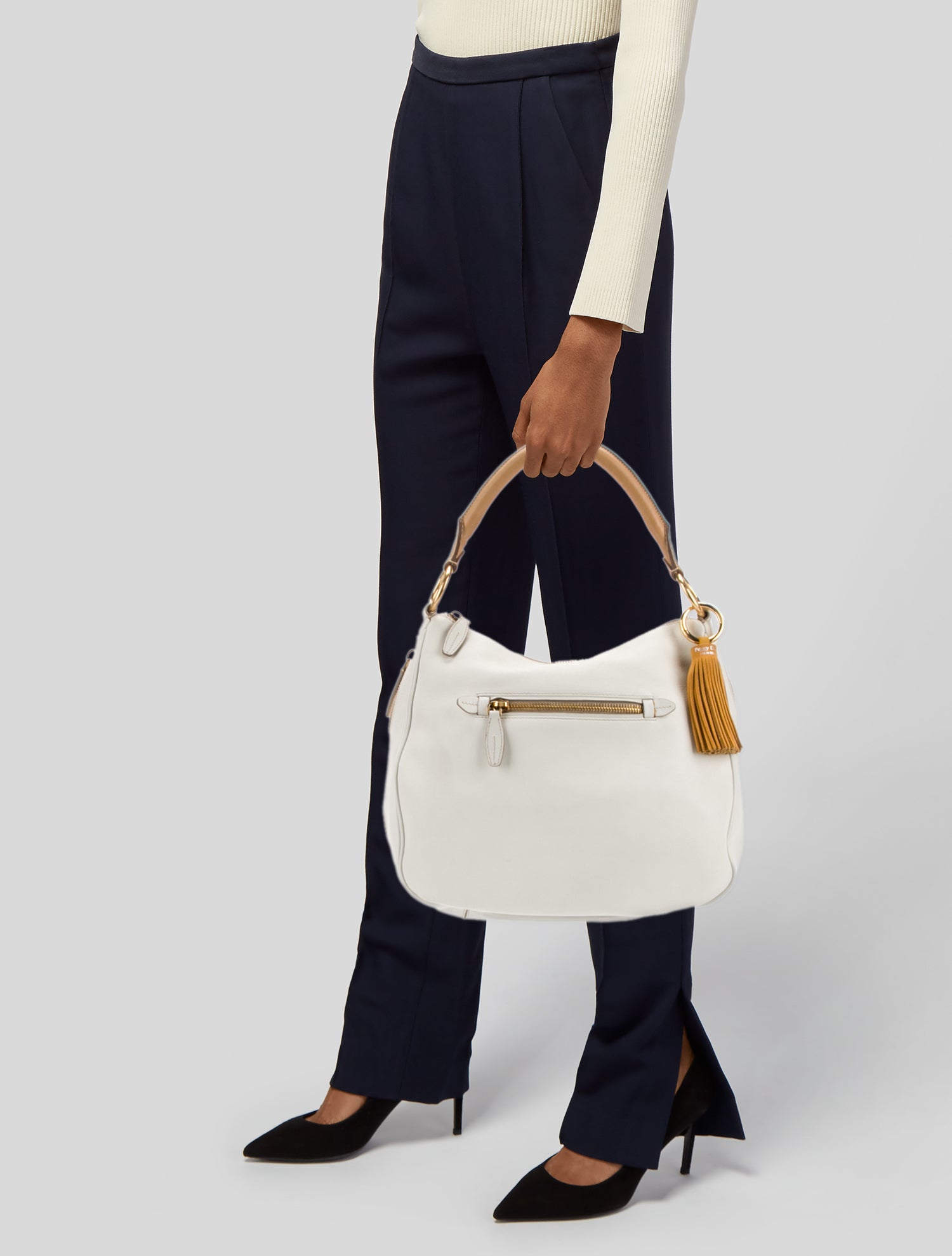 Prada Enameled Metal Triangle Re-Edition 2000