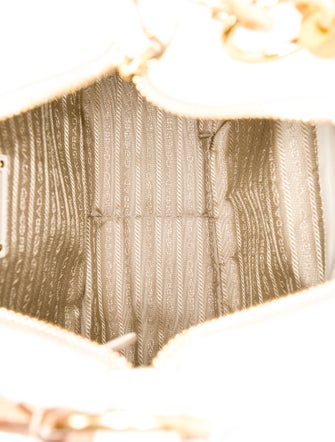 Prada Enameled Metal Triangle Re-Edition 2000