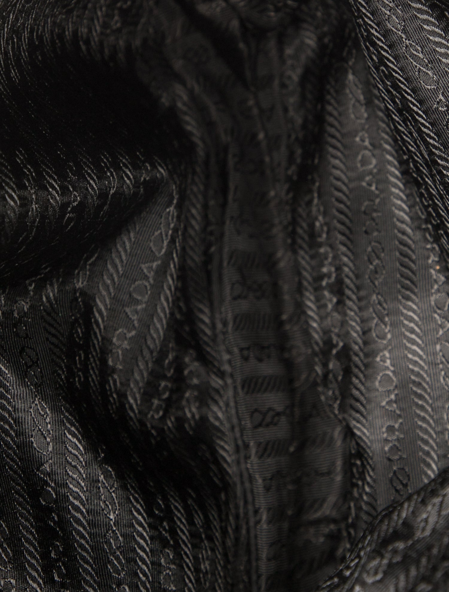 Prada Enameled Metal Triangle Crossbody Bag