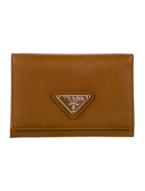 Prada Saffiano Leather Compact Wallet