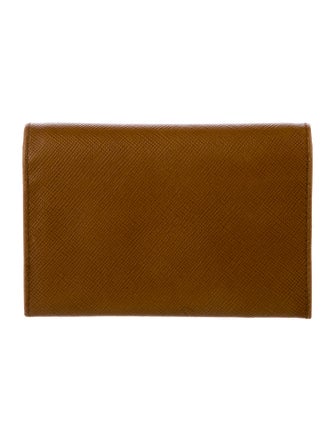Prada Saffiano Leather Compact Wallet