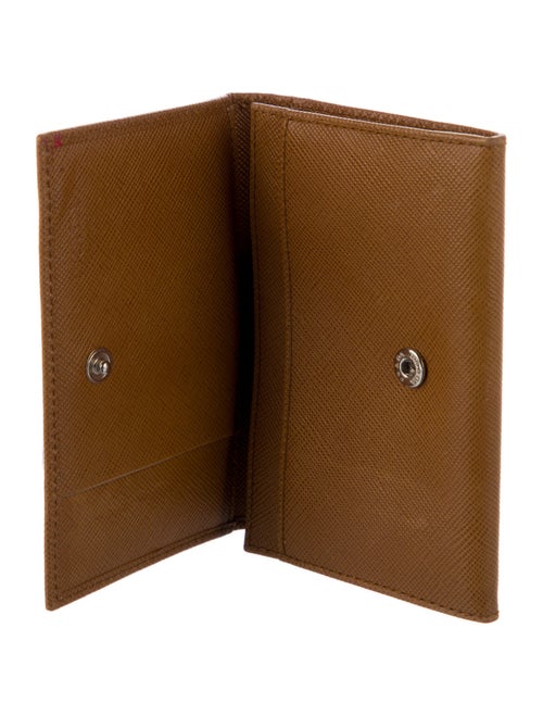 Prada Saffiano Leather Compact Wallet