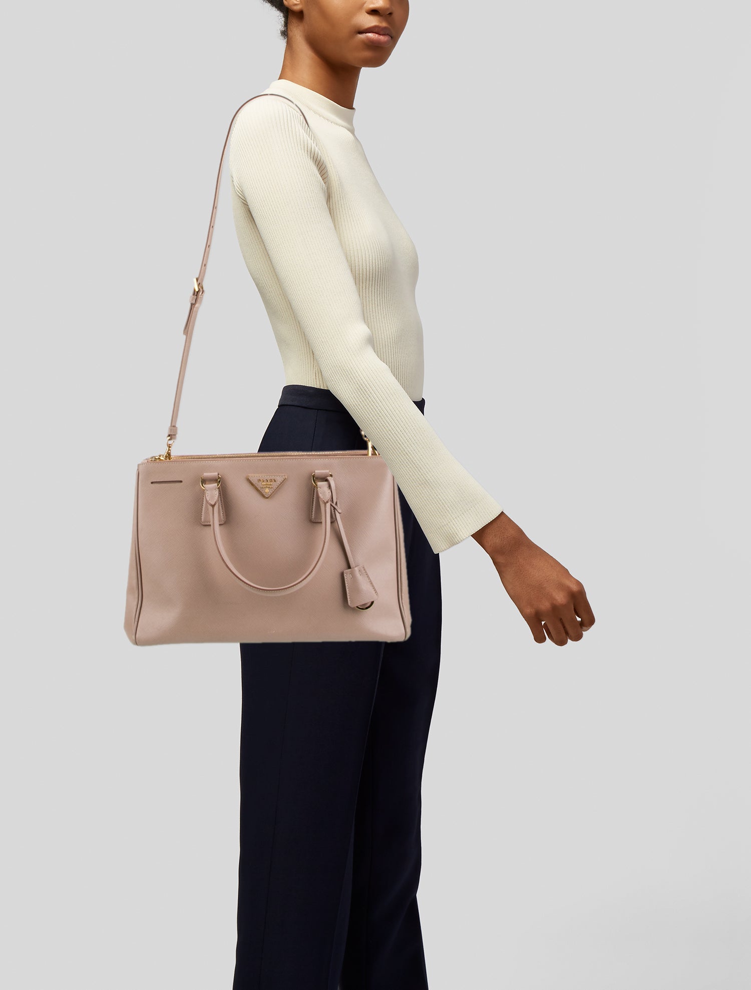 Prada Saffiano Lux Leather Galleria Tote