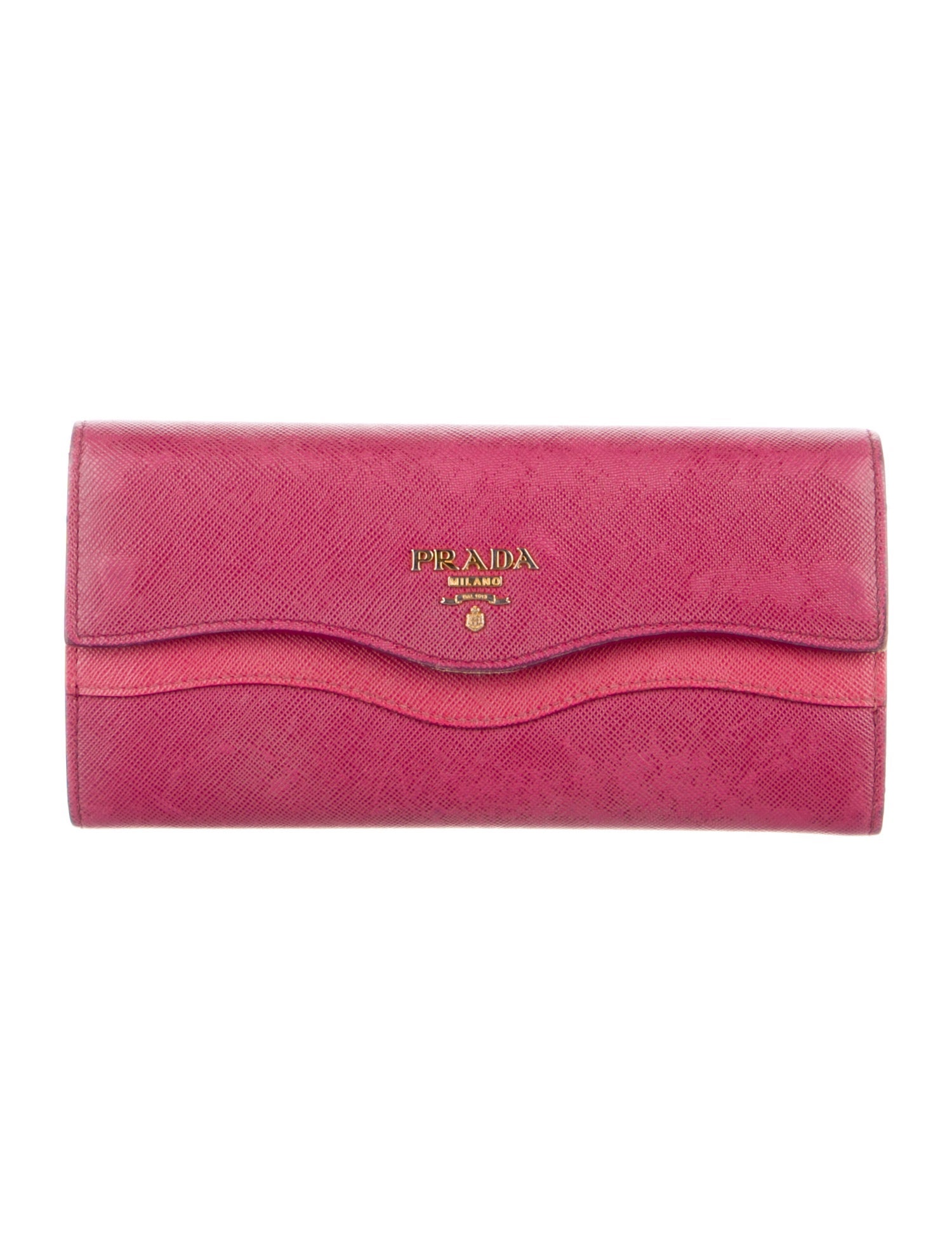 Prada Saffiano Metal Leather Wallet