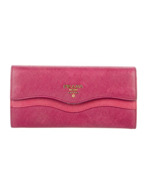 Prada Saffiano Metal Leather Wallet