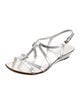 Prada Patent Leather T-Strap Sandals