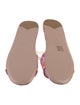 Prada Canvas Floral Print Slides