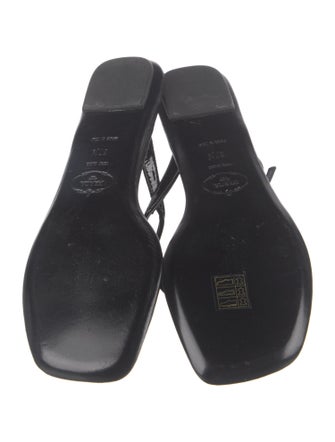 Prada Patent Leather Flip Flops