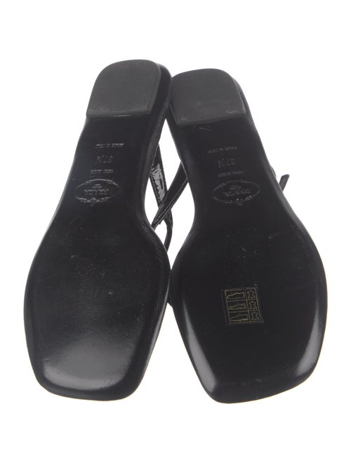 Prada Patent Leather Flip Flops