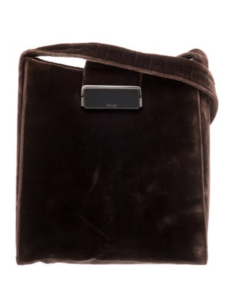 Prada Velvet Shoulder Bag