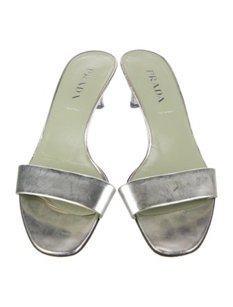 Prada Leather Slides