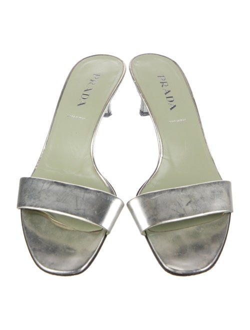 Prada Leather Slides