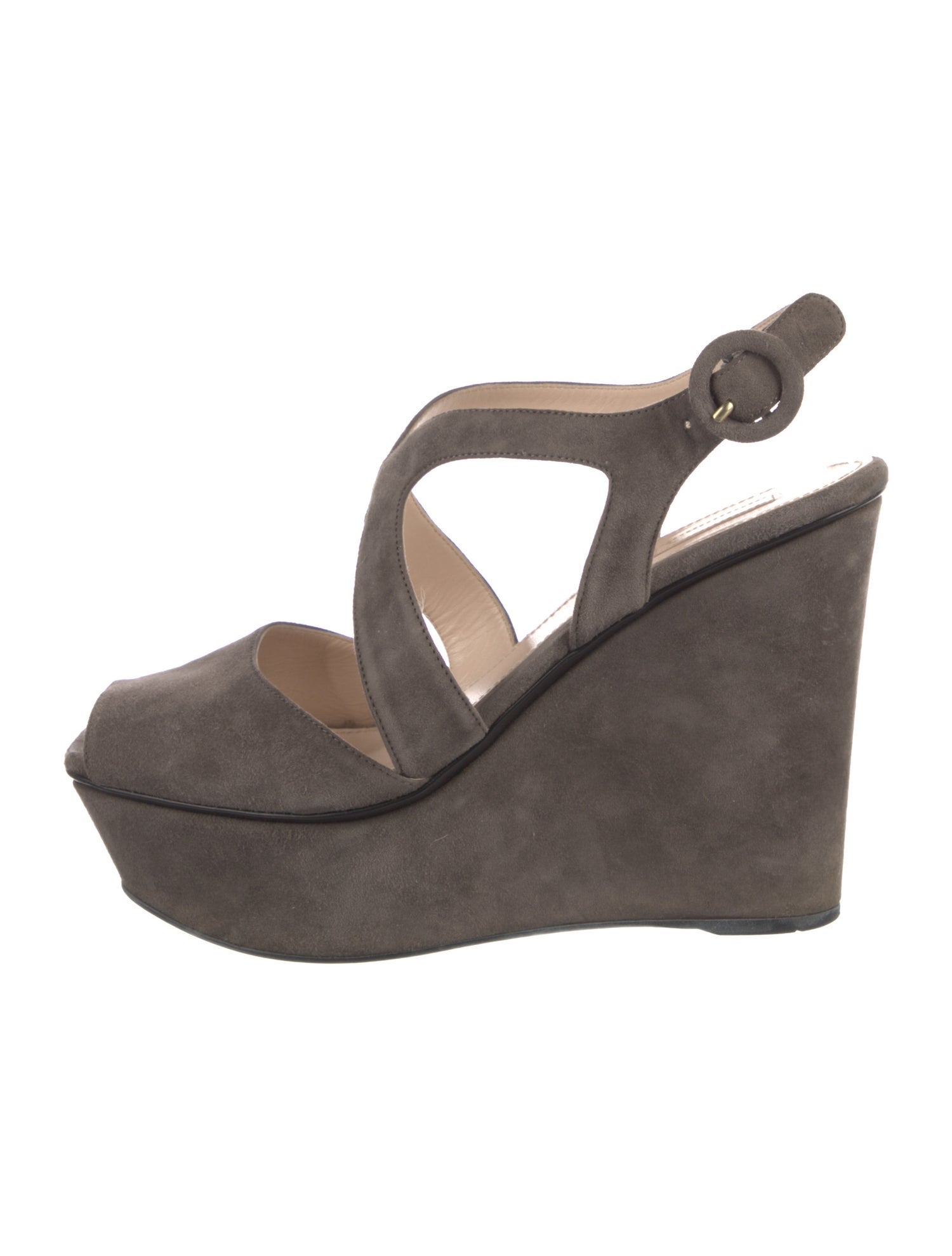 Prada Suede Slingback Pumps