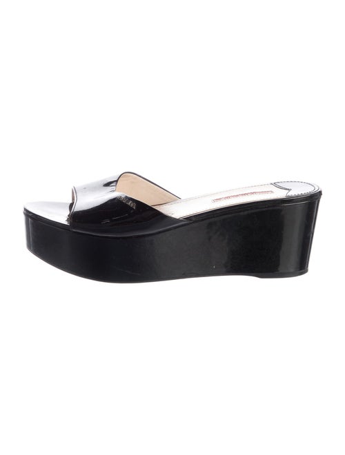 Prada Patent Leather Slides