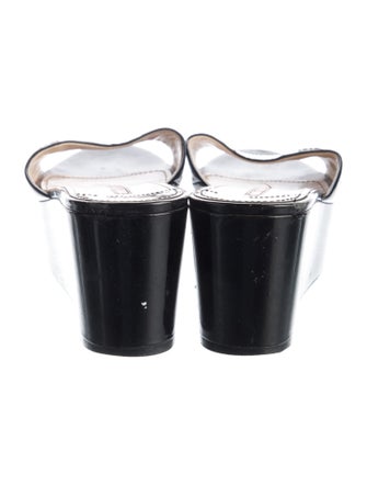 Prada Patent Leather Slides