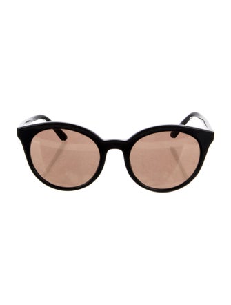 Prada Round Mirrored Sunglasses