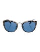 Prada Cat-Eye Mirrored Sunglasses