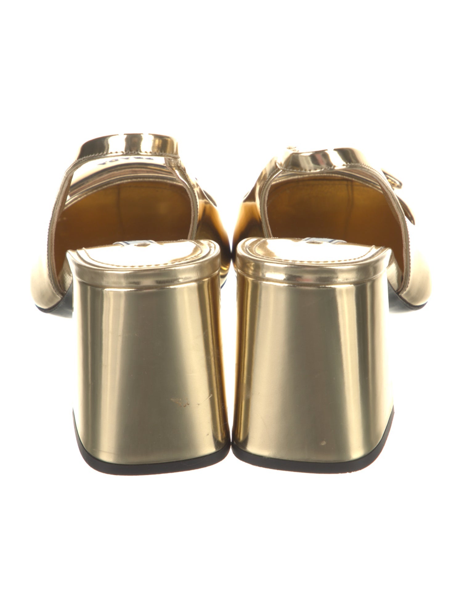 Prada Patent Leather Slingback Pumps