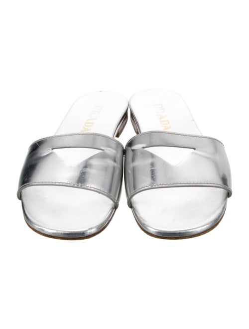 Prada Patent Leather Slides