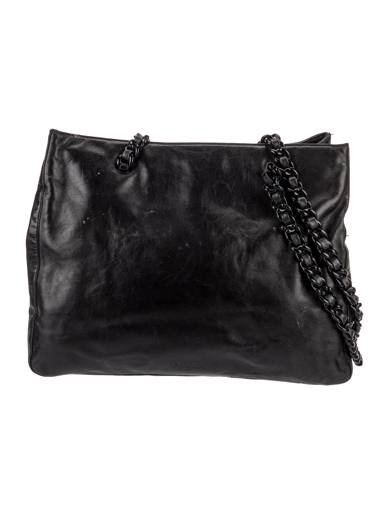 Prada Nappa Leather Shoulder Bag Vintage