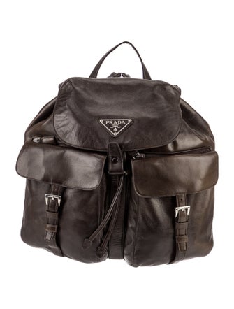 Prada Soft Calf Leather Backpack