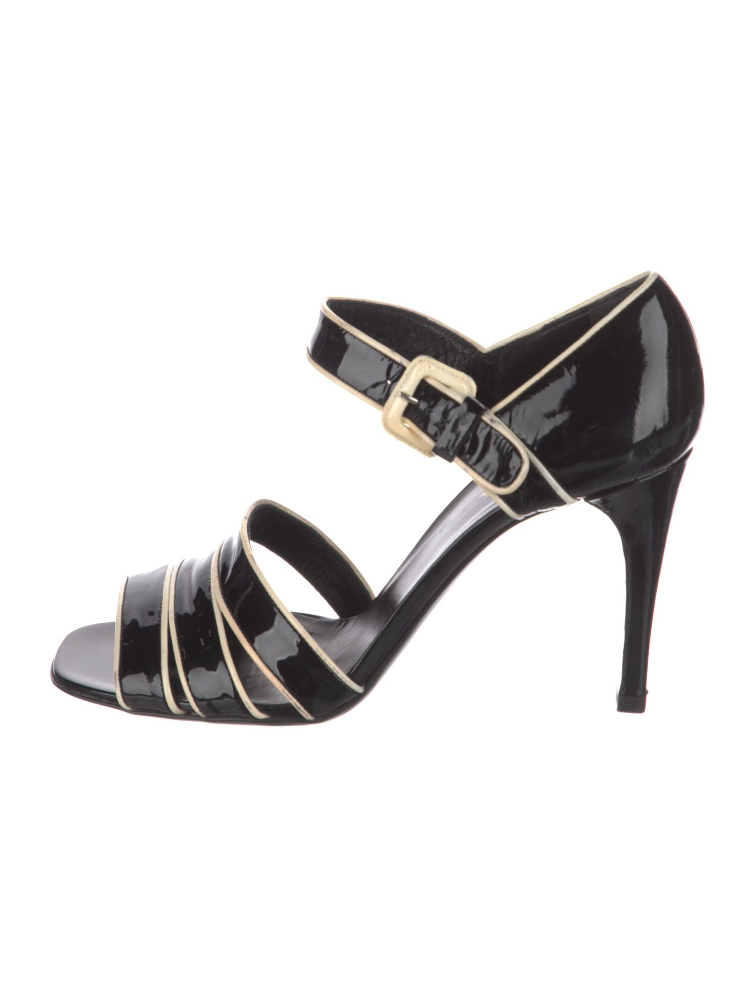 Prada Patent Leather Sandals