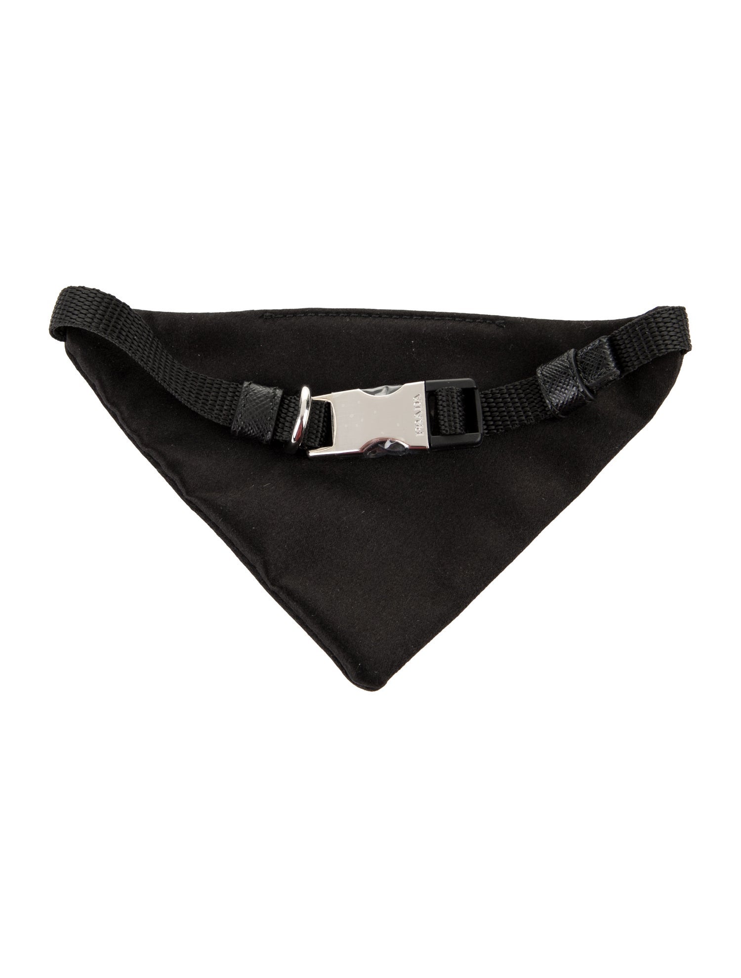 Prada Crystal-Studded Satin Dog Collar