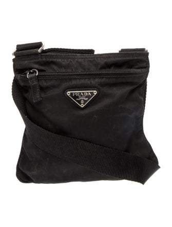 Prada Vela Nylon Messenger Bag Vintage