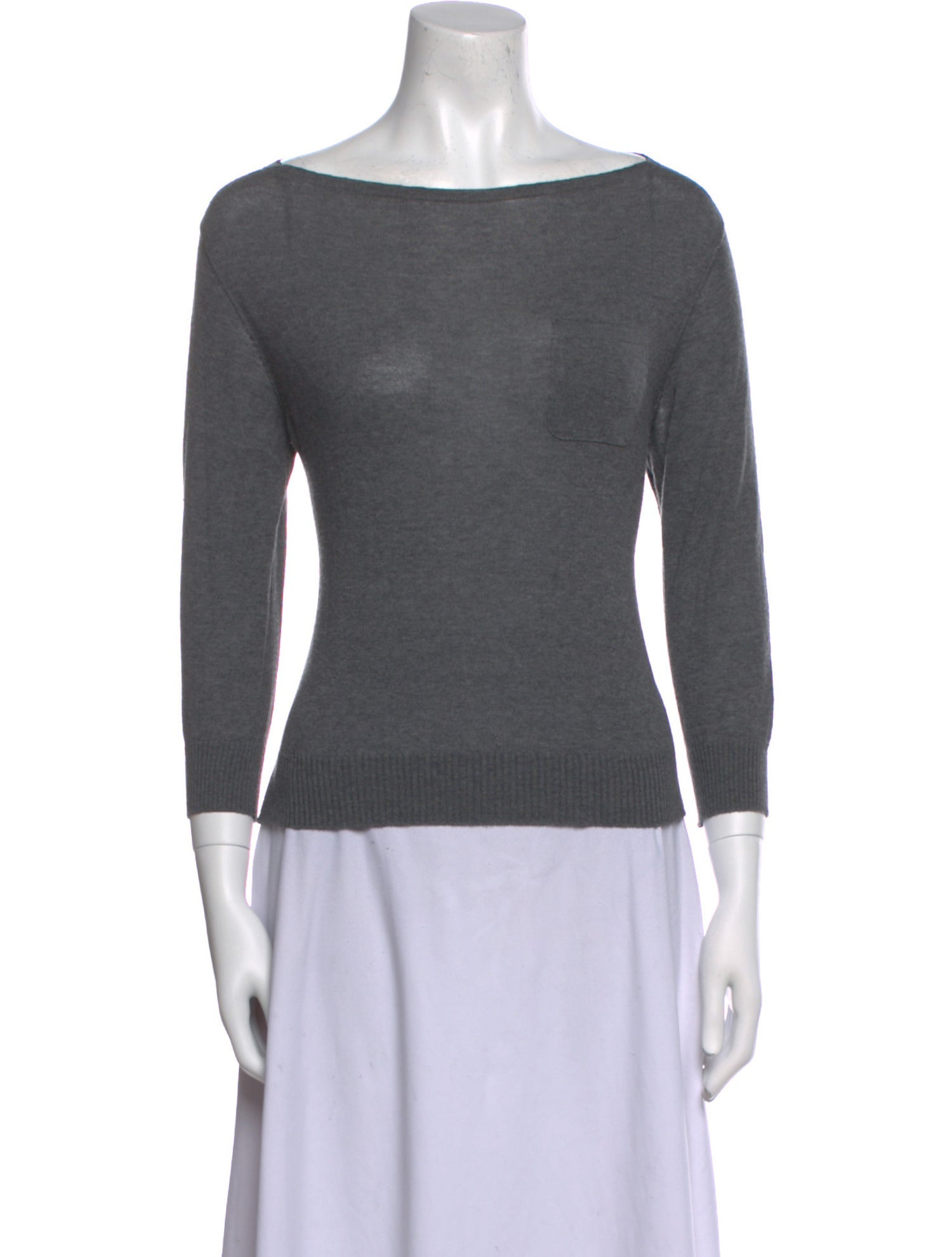 Prada 2017 Bateau Neckline Sweater