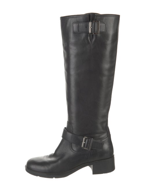 Prada Sport Leather Riding Boots