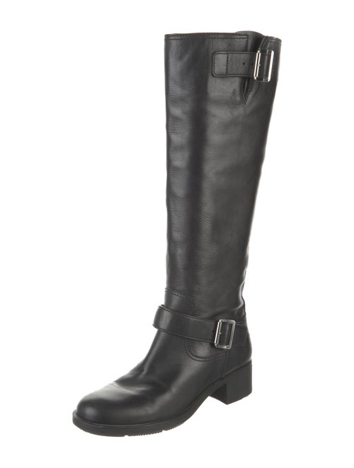 Prada Sport Leather Riding Boots