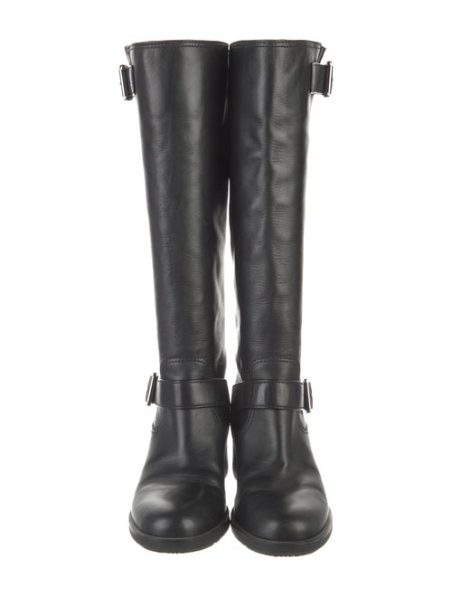 Prada Sport Leather Riding Boots