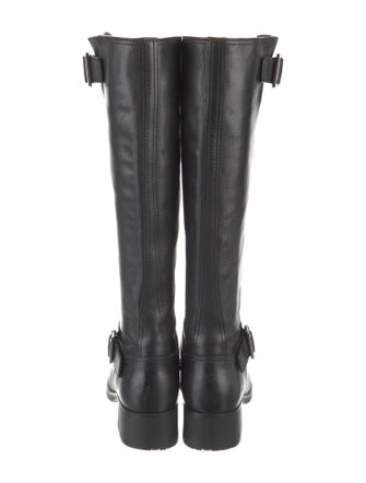 Prada Sport Leather Riding Boots