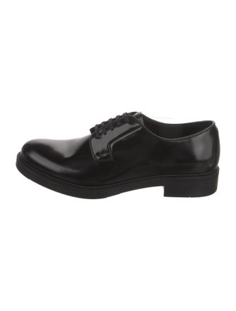 Prada Leather Derby Shoes w/ Tags