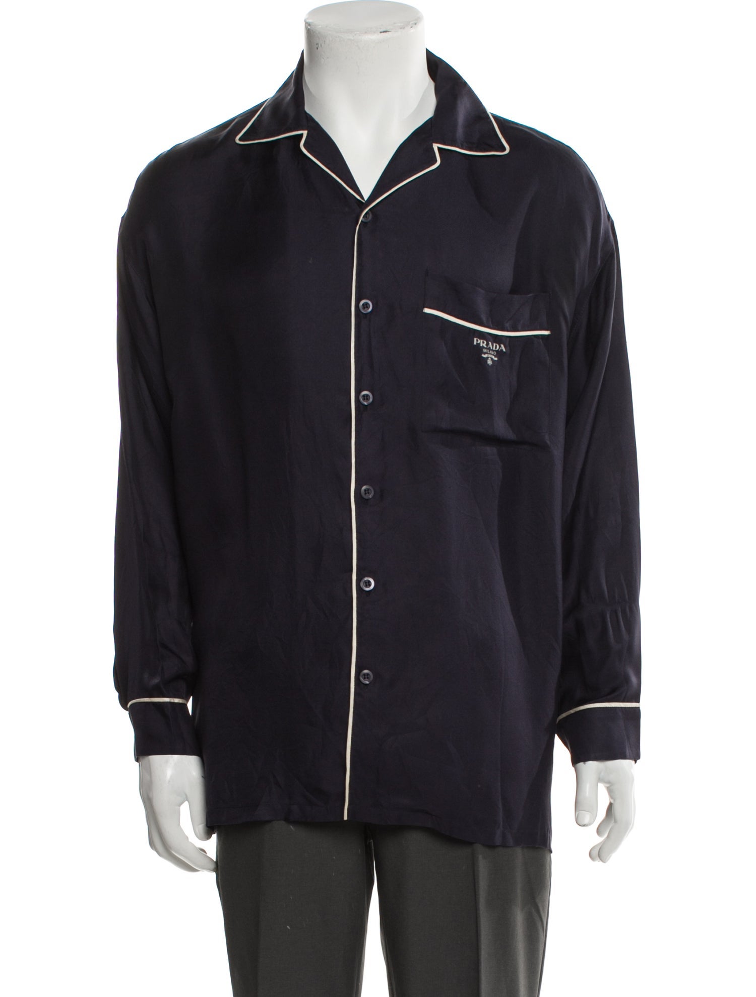 Prada 2022 Silk Pajama Top