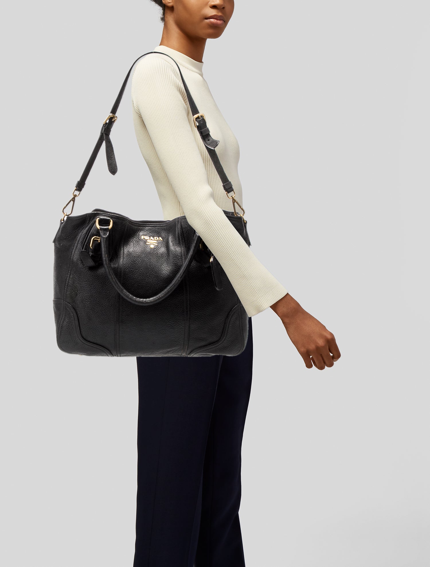 Prada Cervo Leather Phenix