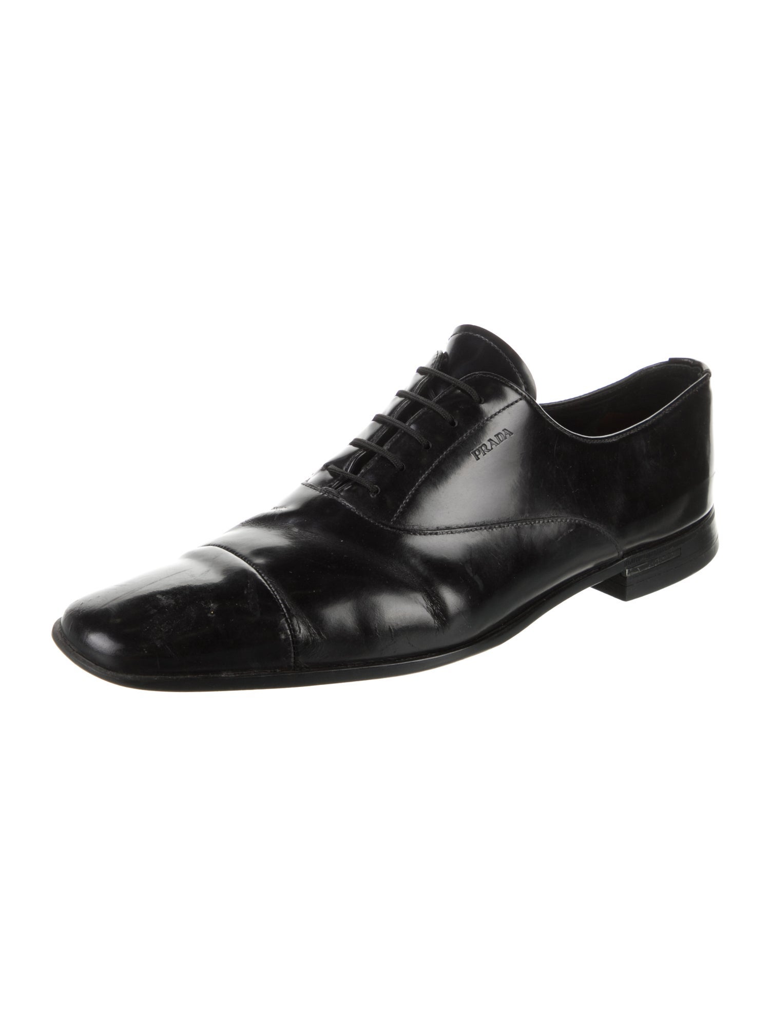 Prada Leather Oxfords