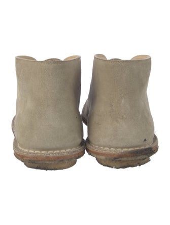 Prada Suede Lace-Up Boots