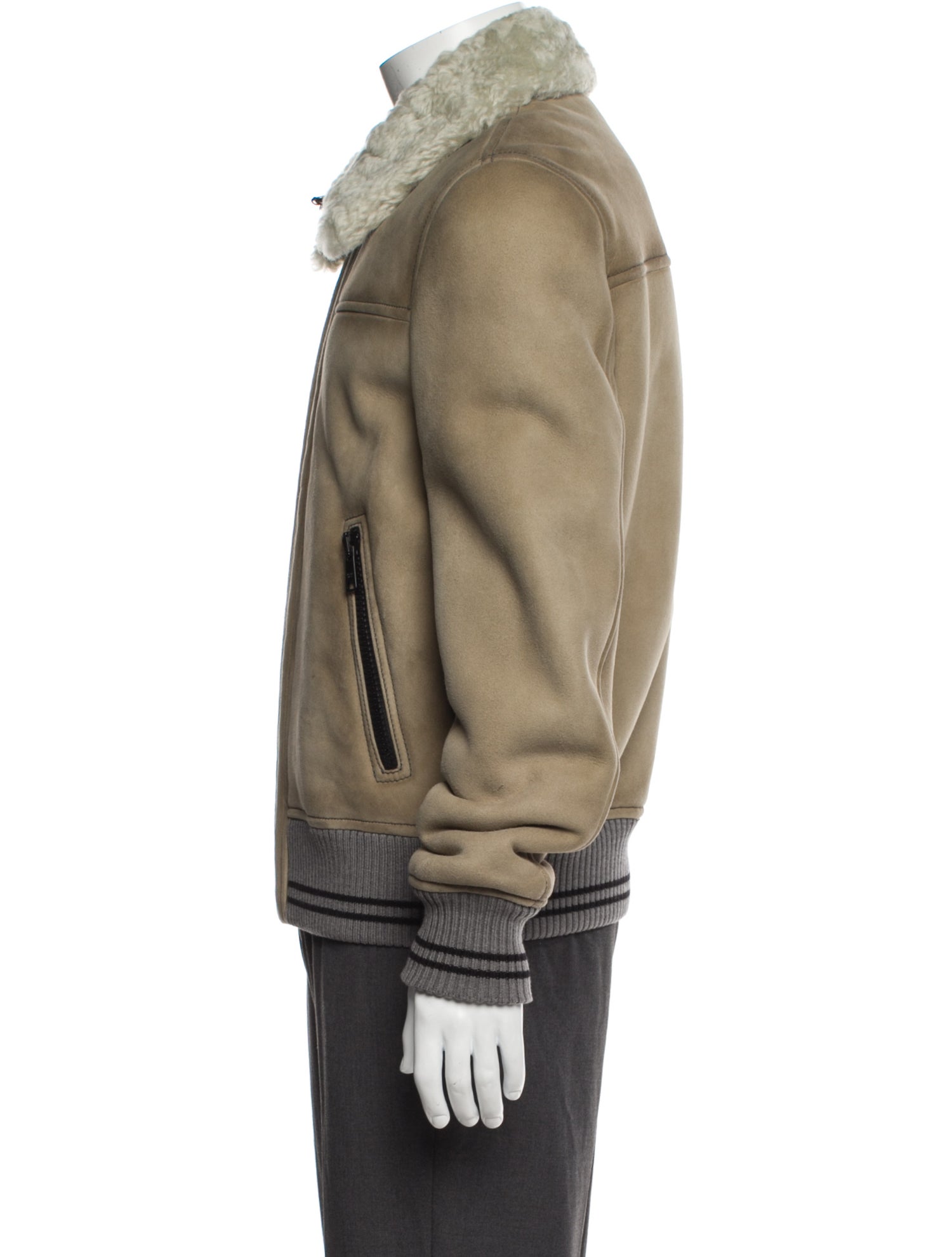 Prada 2016 Shearling Bomber Jacket w/ Tags