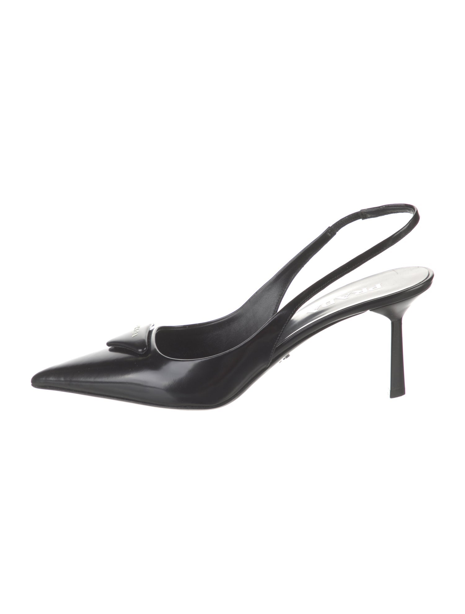 Prada Patent Leather Slingback Pumps