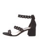 Prada Suede Studded Accents Sandals