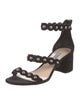 Prada Suede Studded Accents Sandals