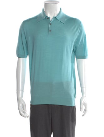 Prada 2021 Virgin Wool Polo Shirt