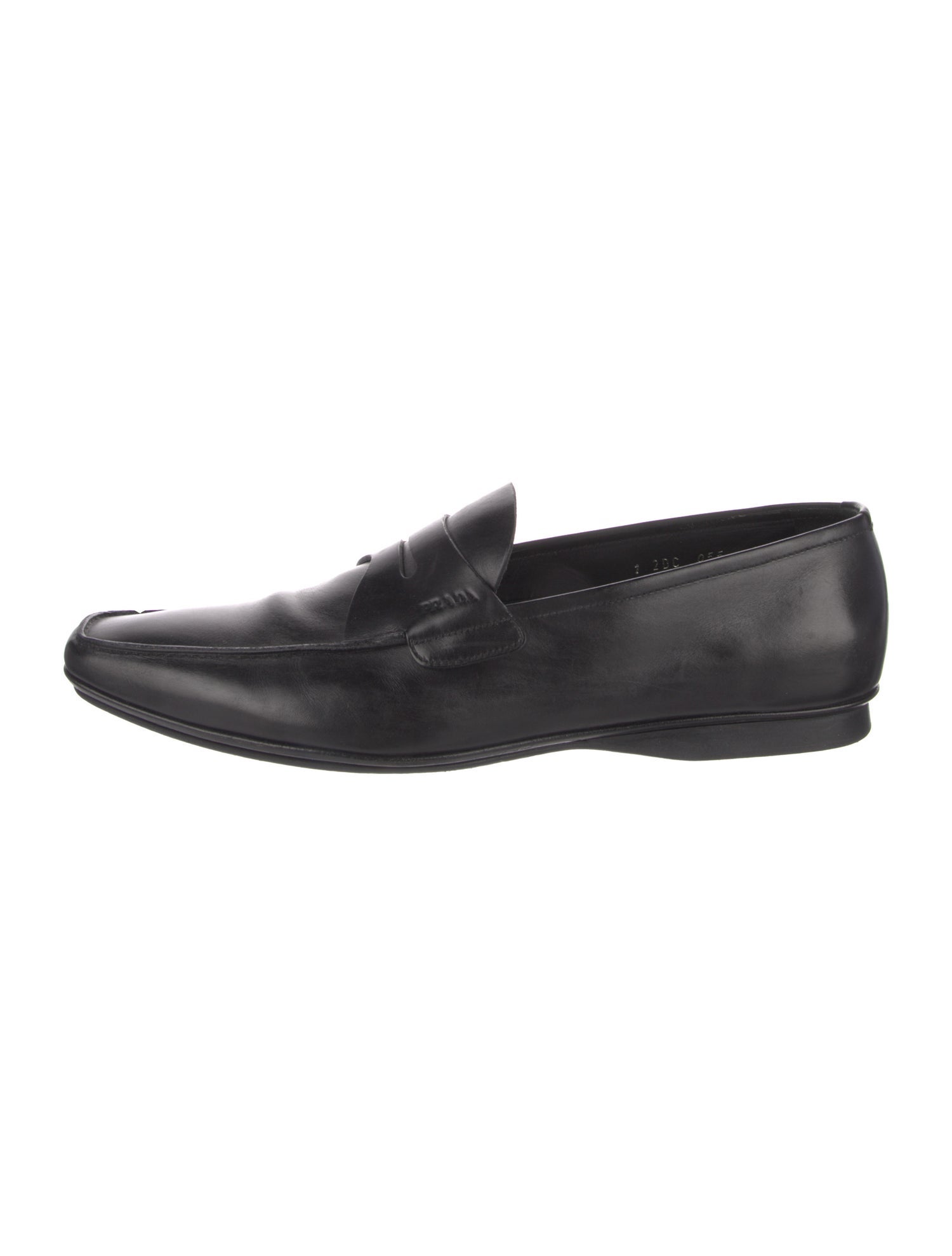 Prada Leather Dress Loafers